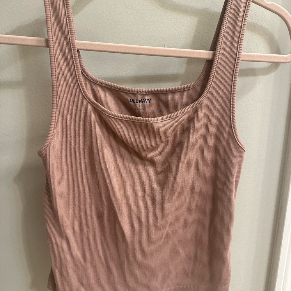 Old Navy Women's Ribbed Tank Top - Tan